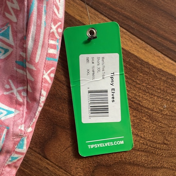 Tipsy Elves Men’s Pink Tribal Shorts size XXL - Picture 7 of 10